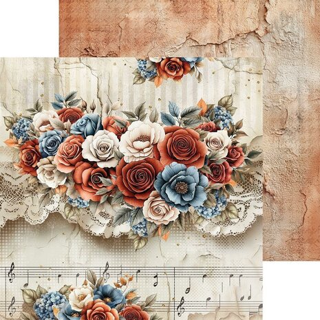 Craft O Clock Set of Papers 15x15 cm Timeless Grace CC-C81-TG-10