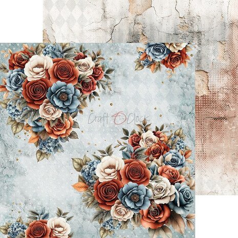 Craft O Clock Set of Papers 15x15 cm Timeless Grace CC-C81-TG-10