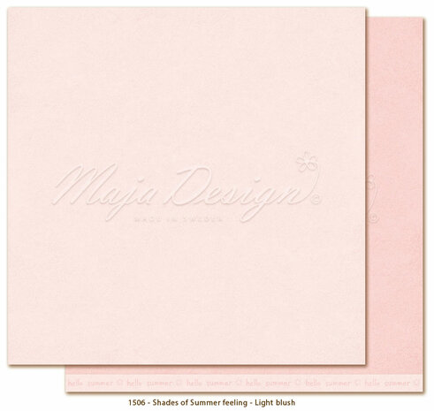 Maja Design Mono - Summer Feeling - Blush pink 30,5x30,5 cm