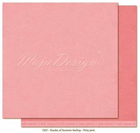Maja Design Mono - Summer Feeling - Flirty pink 30,5x30,5 cm