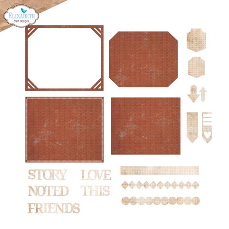  Elizabeth Craft Designs Rest &amp; Relaxation Die Pocket Page Inserts 3 by Everyday Memories (2360)