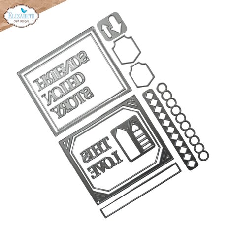 Elizabeth Craft Designs Rest &amp; Relaxation Die Pocket Page Inserts 3 by Everyday Memories (2360)