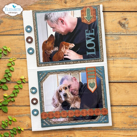  Elizabeth Craft Designs Rest &amp; Relaxation Die Pocket Page Inserts 3 by Everyday Memories (2360)