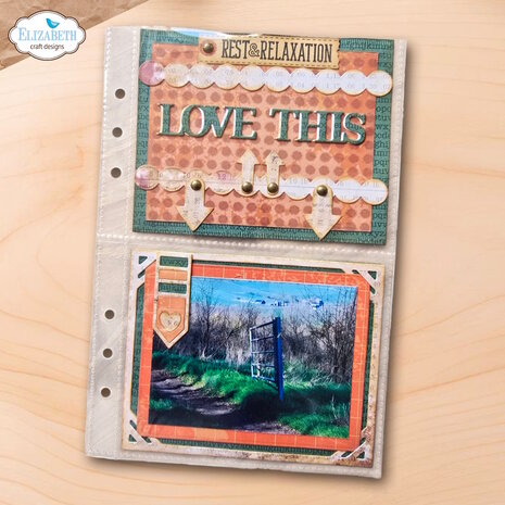  Elizabeth Craft Designs Rest &amp; Relaxation Die Pocket Page Inserts 3 by Everyday Memories (2360)