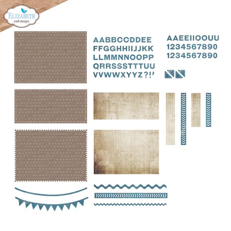 Elizabeth Craft Designs Rest &amp; Relaxation Die Pocket Page Inserts 4 by Everyday Memories (2361)