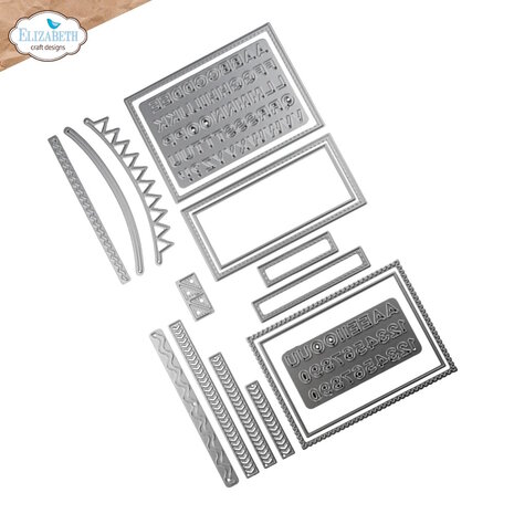 Elizabeth Craft Designs Rest &amp; Relaxation Die Pocket Page Inserts 4 by Everyday Memories (2361)