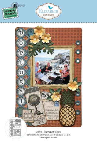 Elizabeth Craft Designs Rest &amp; Relaxation Die Summer Vibes by Everyday Memories (2359)