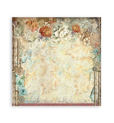 Stamperia Papierblok Klein &ndash; Gardens of Time Backgrounds SBBS141