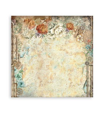 Stamperia Papierblok Klein &ndash; Gardens of Time Backgrounds SBBS142