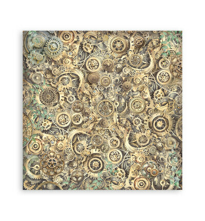 Stamperia Papierblok Klein &ndash; Gardens of Time Backgrounds SBBS142
