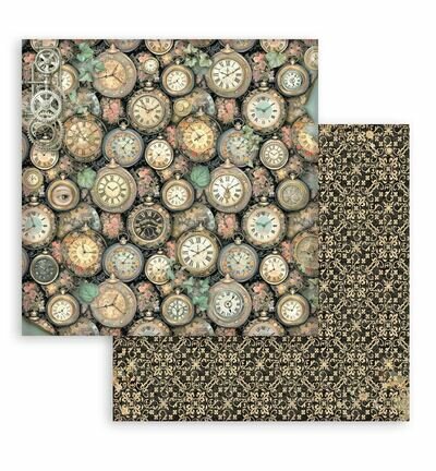 Stamperia Papierblok Klein &ndash; Gardens of Time Backgrounds SBBS142