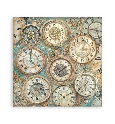Stamperia Papierblok Klein &ndash; Gardens of Time Backgrounds SBBS142