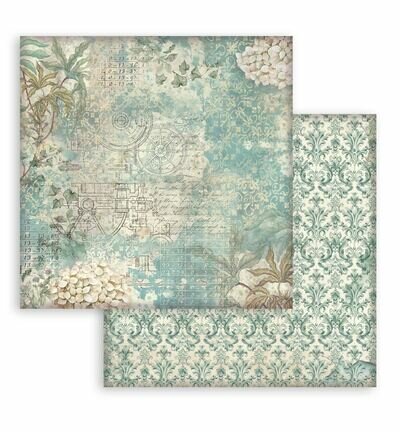 Stamperia Papierblok Klein &ndash; Gardens of Time Backgrounds SBBS142