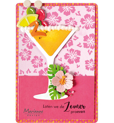 Marianne Design Collectables &ndash; Martini Glass by Marleen COL1592