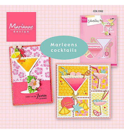 Marianne Design Collectables &ndash; Martini Glass by Marleen COL1592