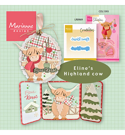 Marianne Design Collectables &ndash; Eline's Scottish Highlander COL1593