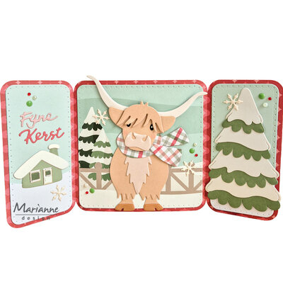 Marianne Design Clear Stamp &ndash; Lieve kerstgroet CS1198
