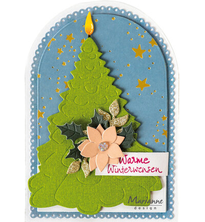 Marianne Design Clear Stamp &ndash; Lieve kerstgroet CS1198