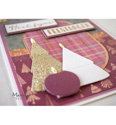 Marianne Design Clear Stamp &ndash; Lieve kerstgroet CS1198