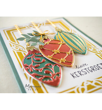 Marianne Design Clear Stamp &ndash; Lieve kerstgroet CS1198