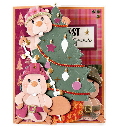 Marianne Design Clear Stamp &ndash; Silhouette Art &ndash; Merry Trees CS1202