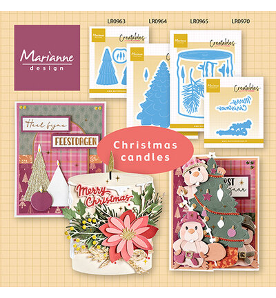 Marianne Design Creatables &ndash; Christmas Candles LR0963