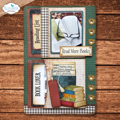 Elizabeth Craft Designs Rest &amp; Relaxation Die Library Pockets &amp; Accessories by Everyday Memories (2358)
