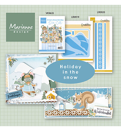 Marianne Design Die Cuts Eline's Snow holiday VK9635