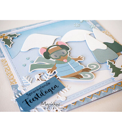Marianne Design Die Cuts Eline's Snow holiday VK9635