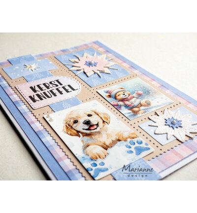 Marianne Design Knipvel A4, Winter Stamps VK9654