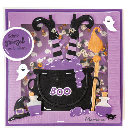 Marianne Design Creatables &ndash; Witch in the Kettle LR0979