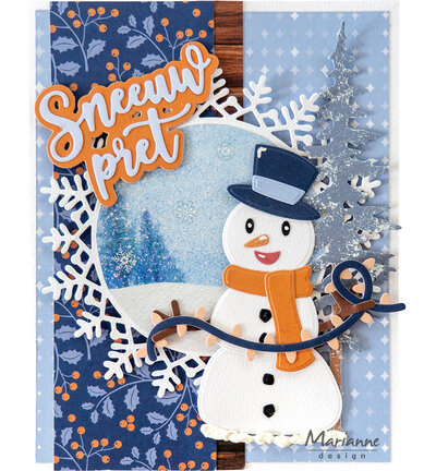 Marianne Design Papierblok &ndash; Frosty Winter A4 PK9226