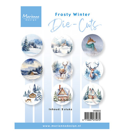 Marianne Design Die Cuts &ndash; Frosty Winter VK9655