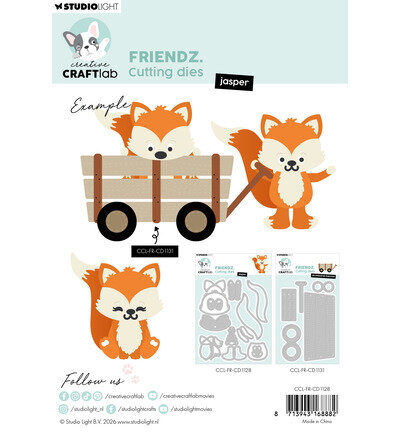 Studio Light CCL Stansmallen &ndash; Jasper Friendz nr. 1128 CCL-FR-CD1128