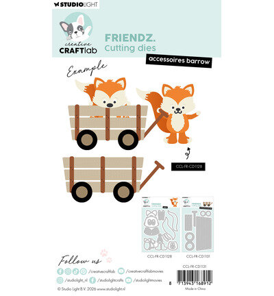 Studio Light CCL Stansmallen &ndash; Accessoires Barrow Friendz nr. 1131 CCL-FR-CD1131
