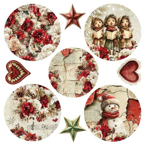 Craft O Clock Paper Pack 20x20 cm Spirit of Christmas&nbsp;&nbsp;CC-C87-SCS-07