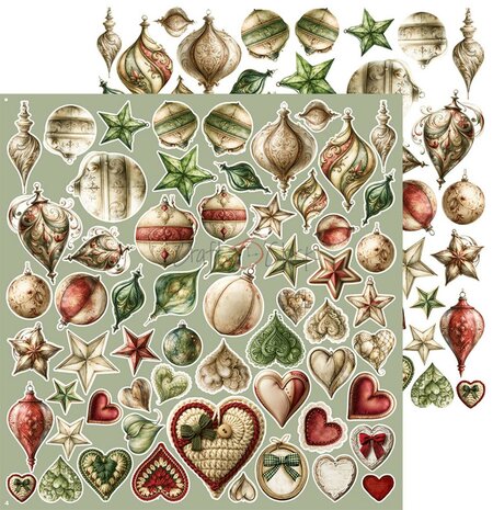 Craft O Clock Extras Set Jolly 30x30 cm Spirit of Christmas CC-C87-SCS-12