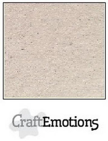 CraftEmotions karton kraft krijtwit 10 vel 30,5 x 30,5 cm