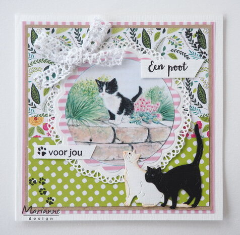 Marianne Design decoupage tiny‘s katten IT609