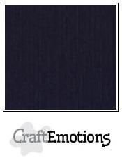 CraftEmotions linnenkarton zwart 30,0x30,0cm