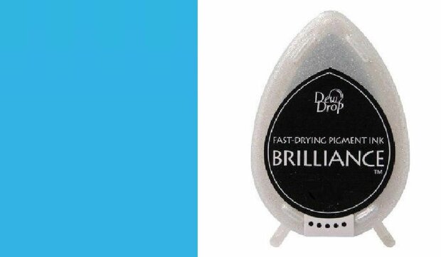 Brilliance Dew Drop inktkussen Pearlescent Sky Blue BD-000-038