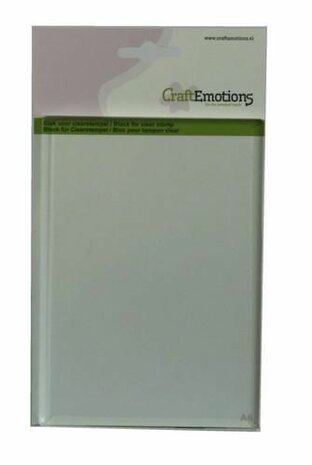 CraftEmotions blok voor clearstempel A6 105x148mm - 8mm