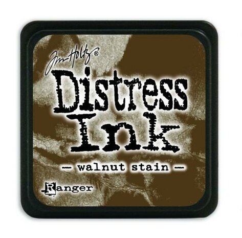 Ranger Distress Mini Ink pad - walnut stain&nbsp; TDP40279 Tim Holtz