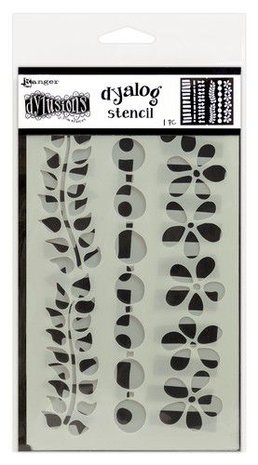 Ranger Dylusions Dyalog Stencil Set Border It 