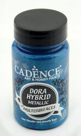 Cadence Dora Hybride metallic verf Blauw 90 ml