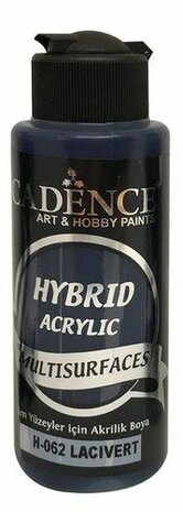 Cadence Hybride acrylverf (semi mat) Donkerblauw 120 ml
