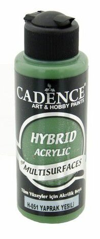 Cadence Hybride acrylverf (semi mat) Bladgroen 120 ml