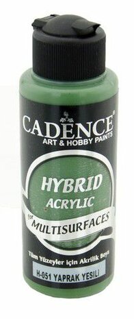 Cadence Hybride acrylverf (semi mat) Bladgroen 120 ml