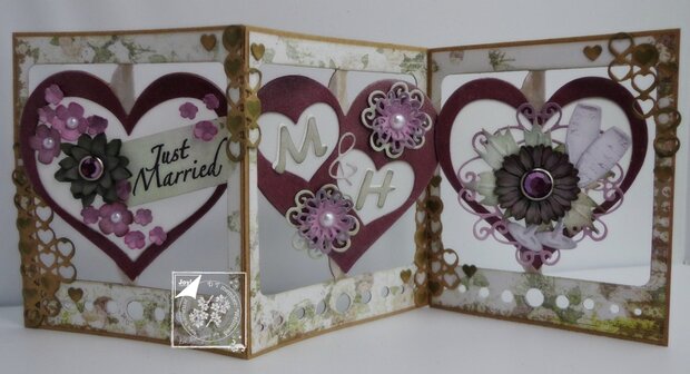 Joy! stencil Kaartmodel hart 6002/0556