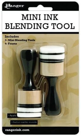 Ranger mini ink blending tool 1 round (incl 2 tools/4 foams)&nbsp;IBT40965